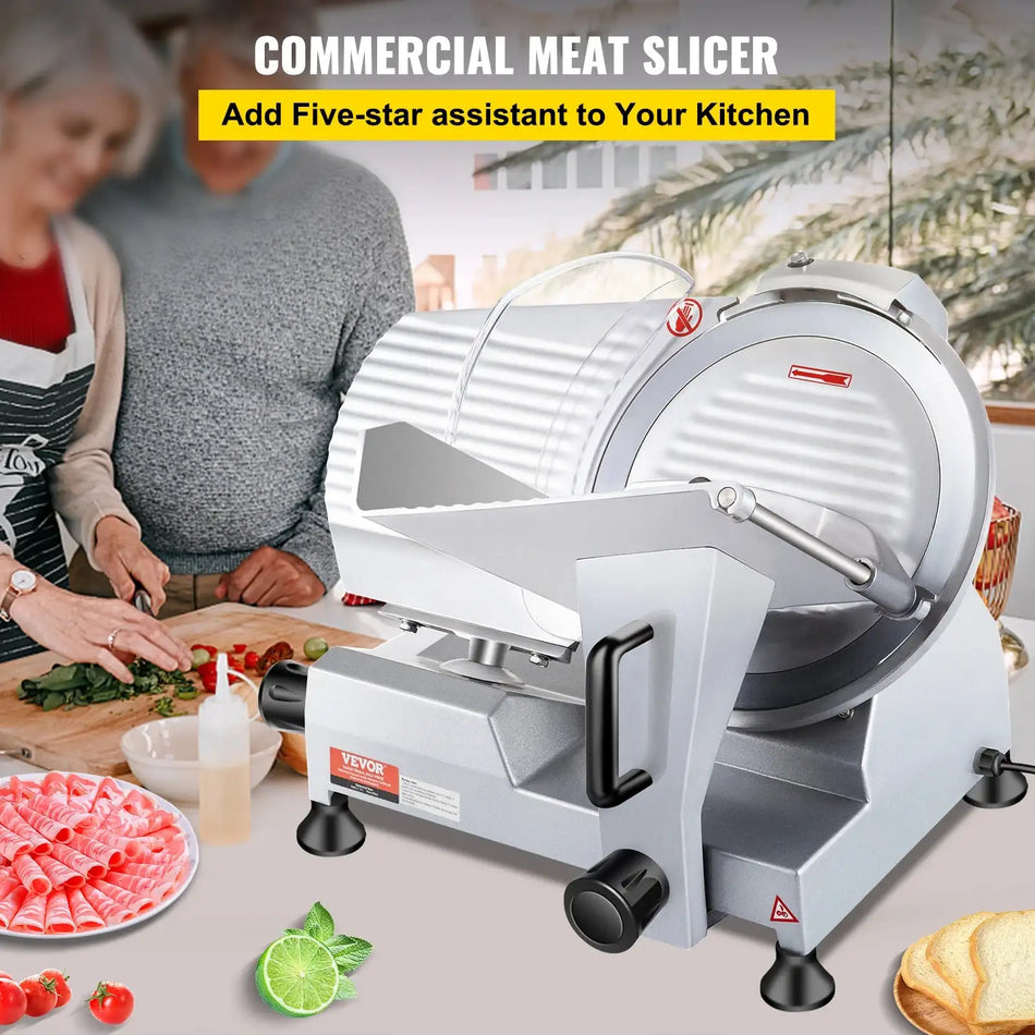 Commercial Meat Slicer 10 Inch Blade Electric Deli Slicer