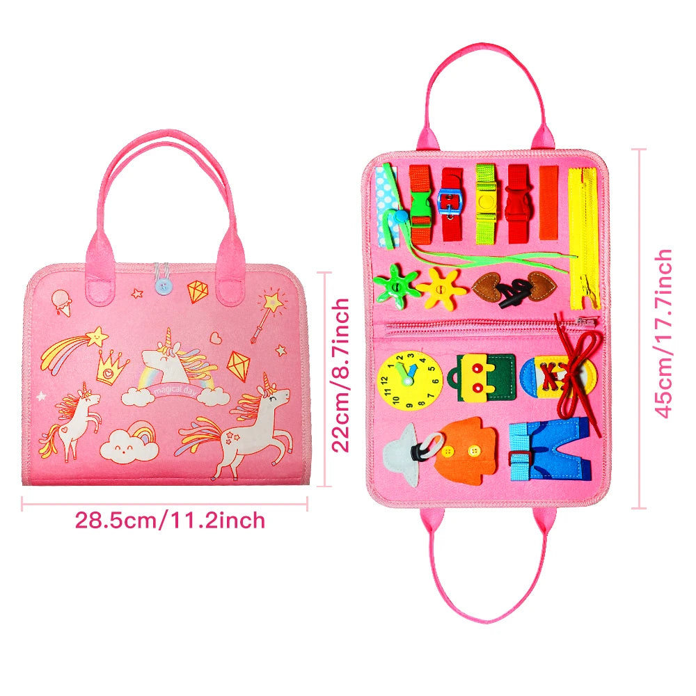 7-In-1 Montessori Busy Board &ndash; Educational Toy For Ages 3-6