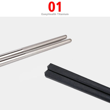 Titanium Chopsticks With Carbon Fiber One Pair &ndash; Ultralight