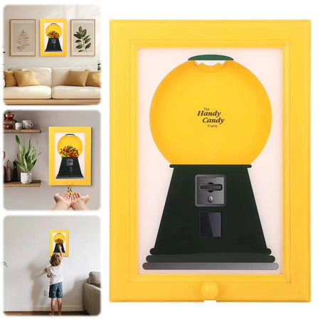 2 In 1 Candy Dispenser Picture Frame Wall Mounted Snack