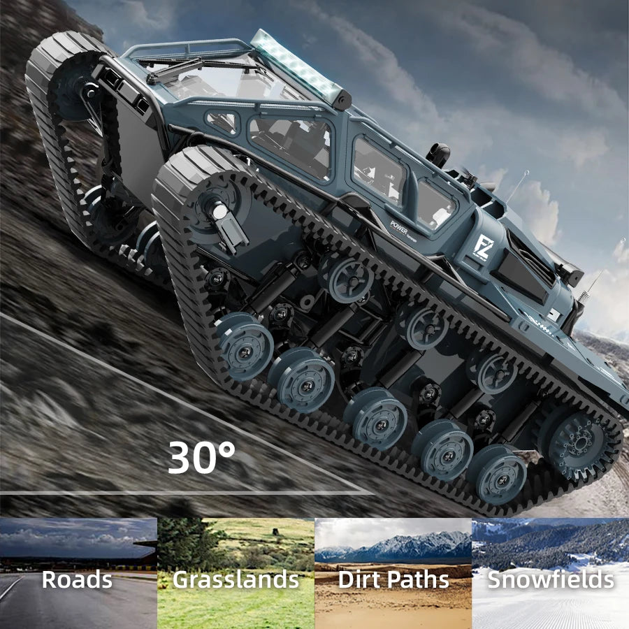 C8812 RC Tank Full Scale Tracked Vehicle - Led Light Ready