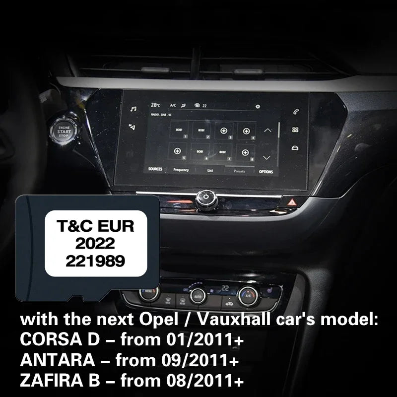 Car Navigation TF Card 8GB For Opel &ndash; 2022 GPS Map Update CHINA / Navi Touch Connect
