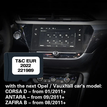 Car Navigation TF Card 8GB For Opel &ndash; 2022 GPS Map Update CHINA / Navi Touch Connect
