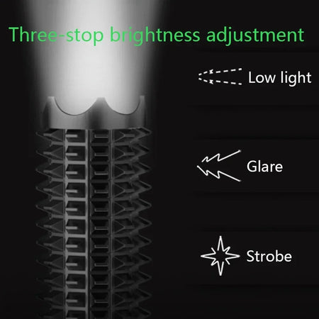 Baseball Bat LED Flashlight Aluminum Alloy &ndash; Ultra Bright
