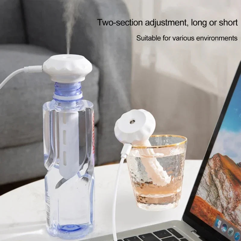 USB Mini Ultrasonic Air Humidifier Lamp &ndash; Compact Diffuser