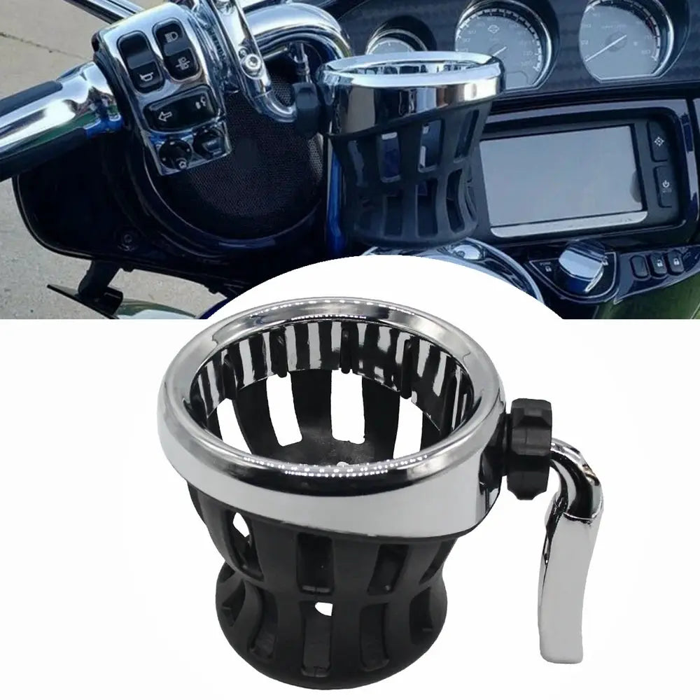 Motorcycle Accessories Handlebar Bottle Cup Holder Passenger Drink Mounted For Honda Gold Wing GL1800 Goldwing GL 1800 by InterCyprus Trading Ltd