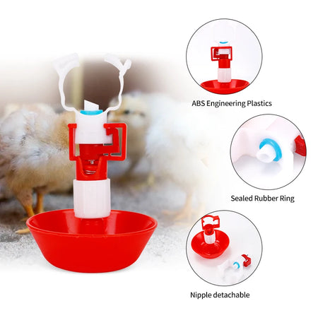 Automatic Chicken Water Nipple Drinker &ndash; Easy Farm Watering