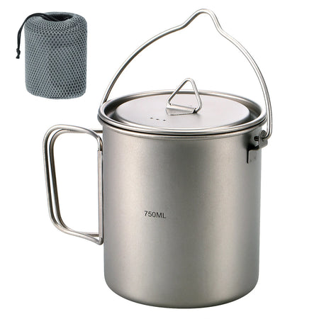 Ultralight 750ml Titanium Pot &ndash; Ultra Lightweight Cookware 1pcs 1 / CHINA