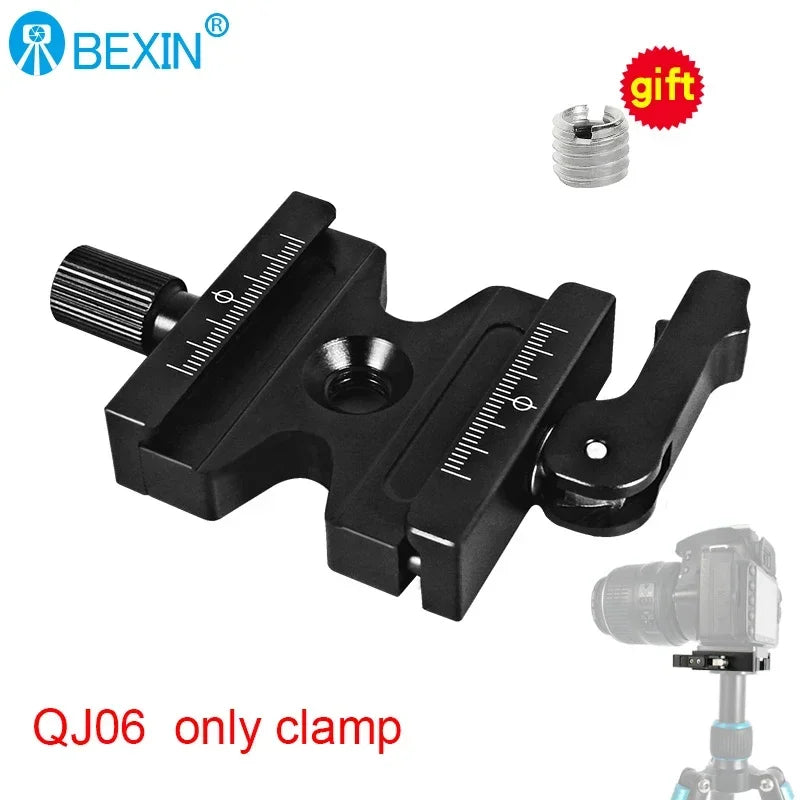 360&deg; Rotate Panoramic Camera Clamp | Quick Release Arca Swiss Mount QJ-06