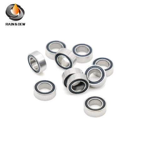 10pcs ABEC-7 Stainless Steel Bearings for Fishing Reels - SMR74-2RS 4x7x2.5mm Default Title