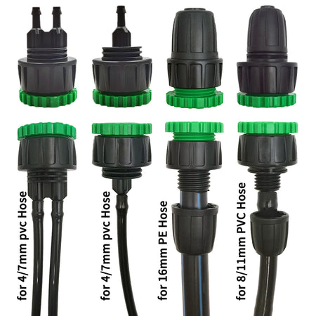 Oasis 3X Garden Tap Adapter Splitter - Drip Irrigation Hose Connectors