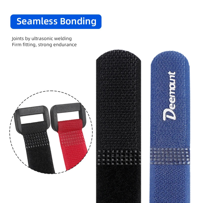 Deemount Bicycle Hook Loop Tape &ndash; Durable Nylon Fastening Straps