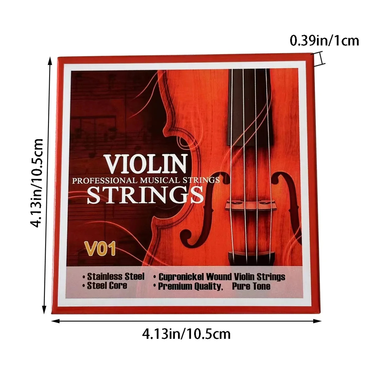 Miwayer V01 Violin Strings Universal Full Set &ndash; Clear Tone