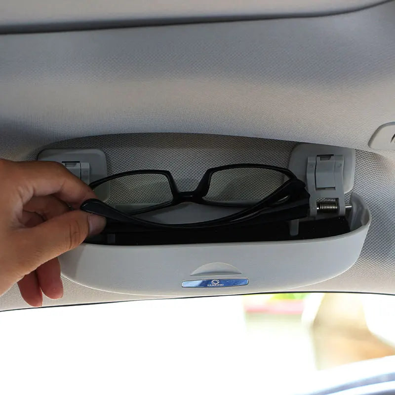 Sunglasses Case Holder for Jeep Compass 2017-2020 ABS Plastic Storage Box Interior Cabin Organizer