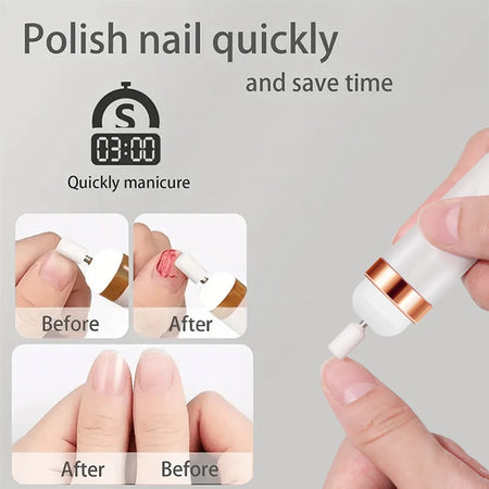 YIKOOLIN Portable Nail Drill &ndash; LED Light 4 Speed Adjustable