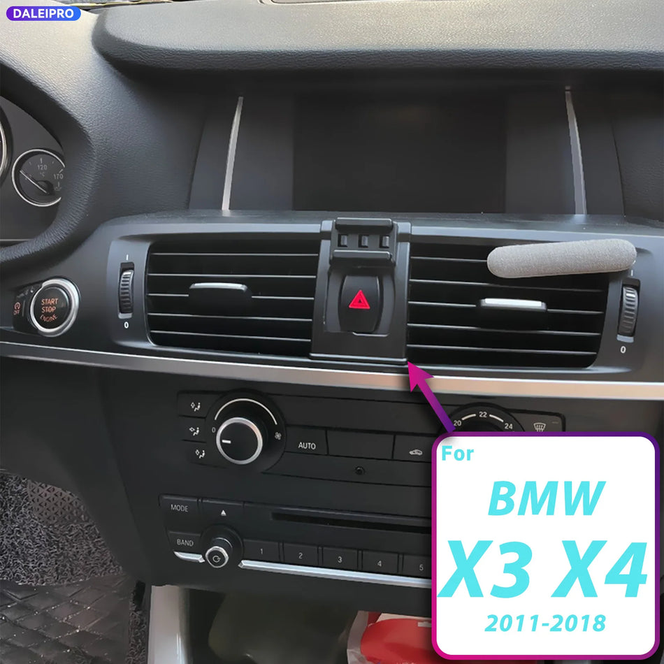 Držák telefonu do auta s 66W bezdrátovým nabíjením pro BMW X3 F25 X4 F26