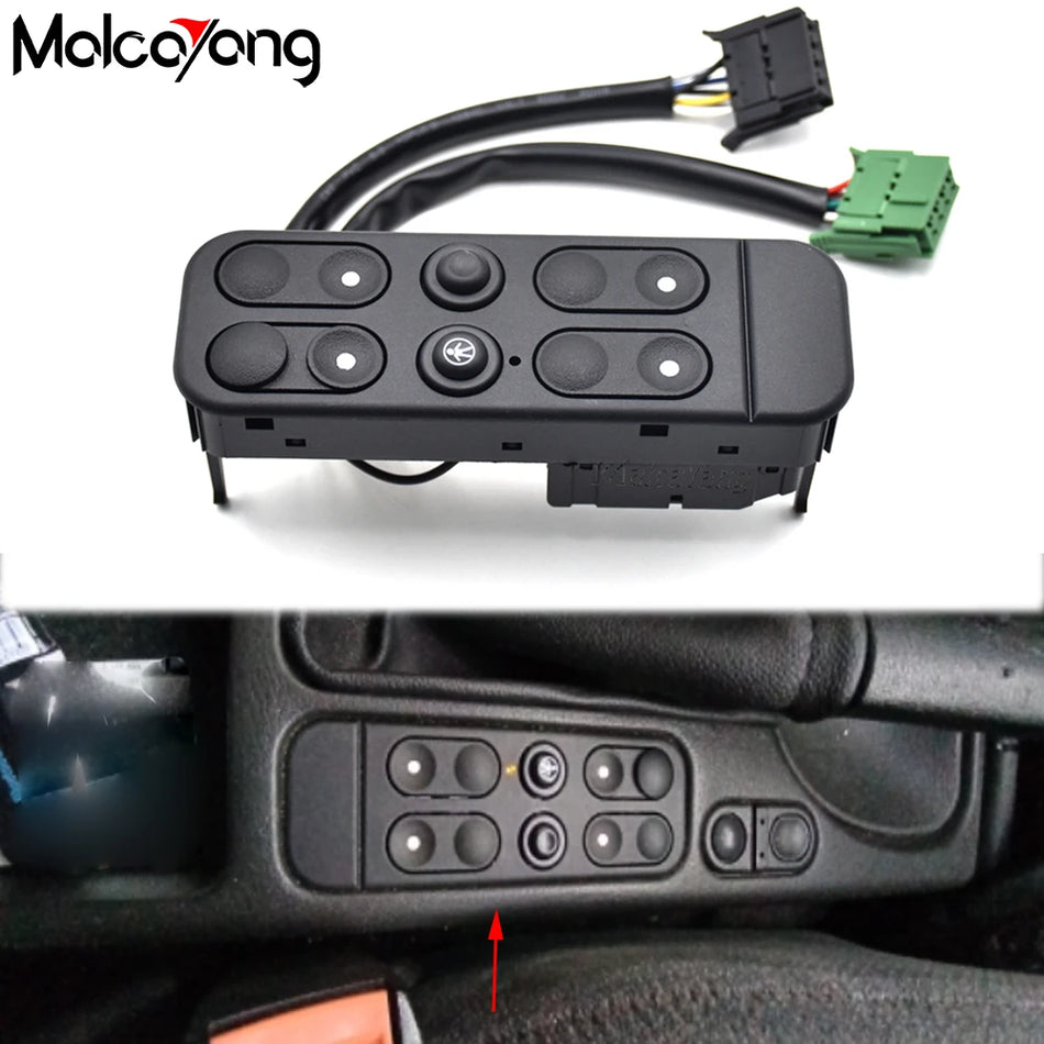 Interruttore di Controllo Finestra con ABS per Opel Vectra 1988-1995