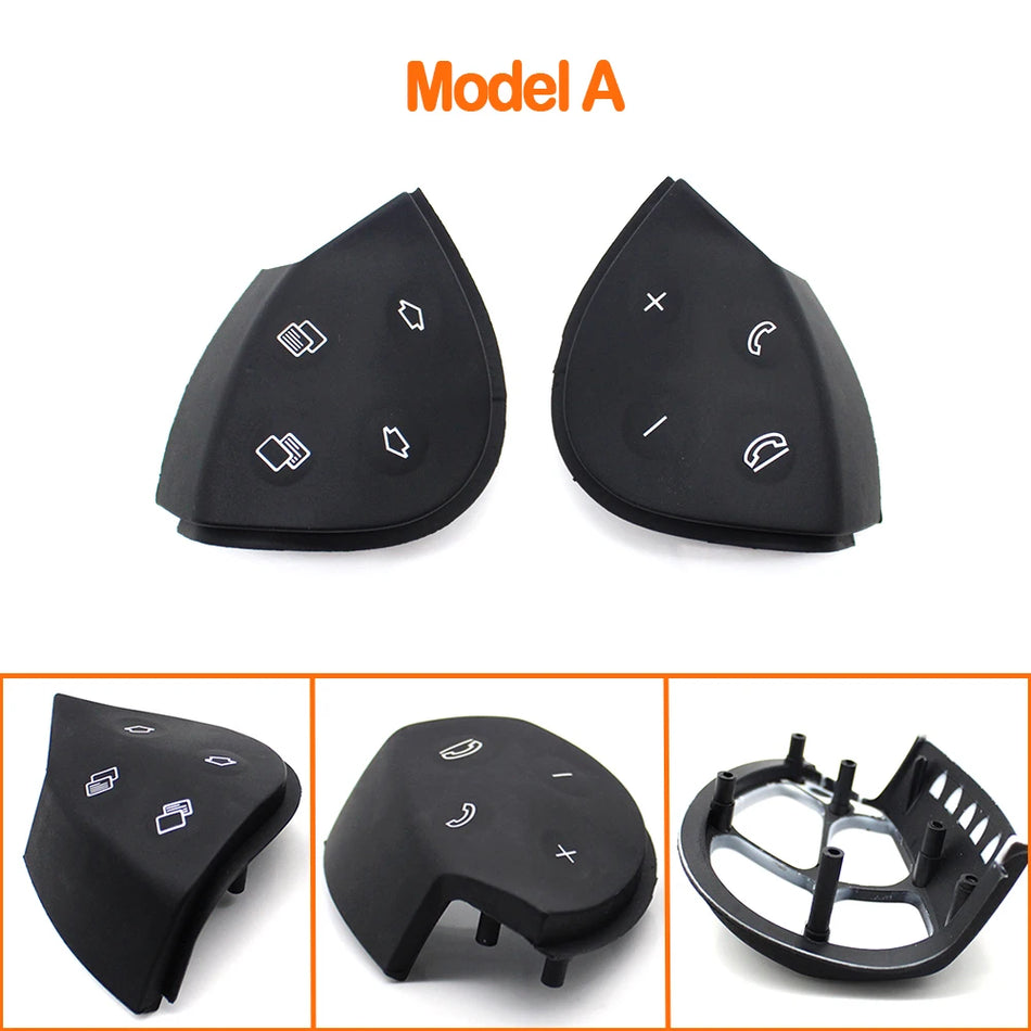 Steering Wheel Button Keys Left and Right PC and ABS for Mercedes-Benz G Class W463
