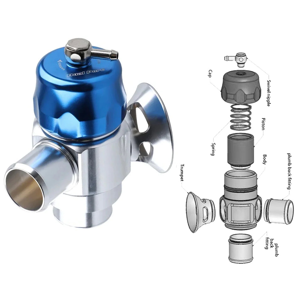 BOV Dual Port 50/50 für Mitsubishi Lancer Evo 8 9 X Ralliart Colt GSR