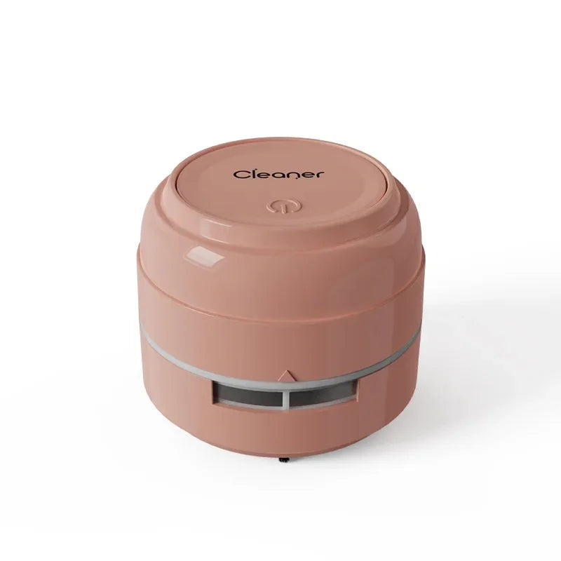 Mini Desktop Dust Collector &ndash; Compact USB Portable Vacuum 8305 pink [battery version] Chinese packaging