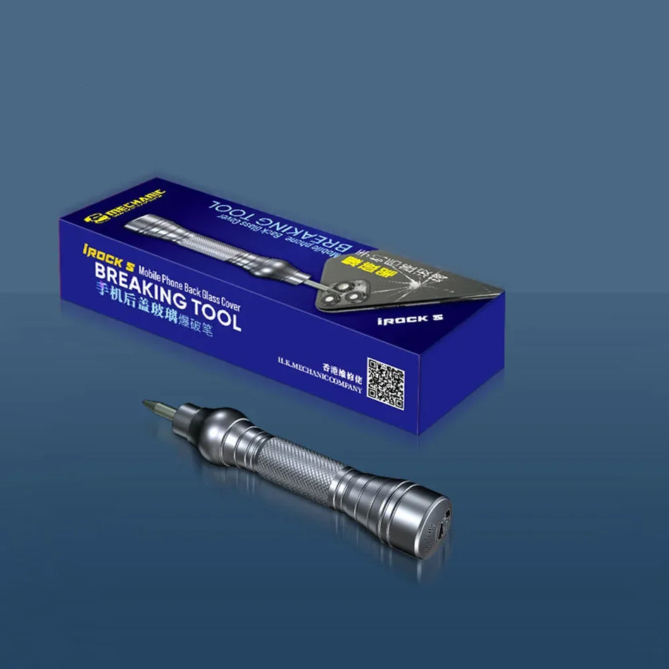 Mechanic Boulder IRock 5 Glass Breaking Pen &ndash; Durable Rear Glass Cover Breaker Tool