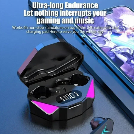 X15 TWS Bluetooth Gaming Earbuds with 65ms Low Latency and Mic