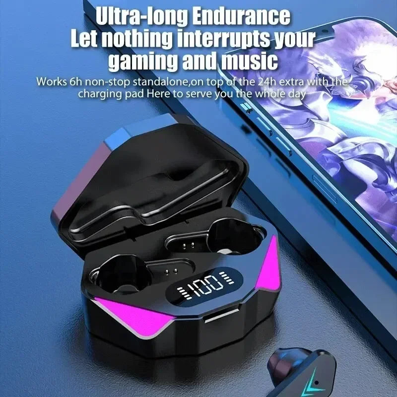 X15 TWS Bluetooth Gaming Earbuds with 65ms Low Latency and Mic