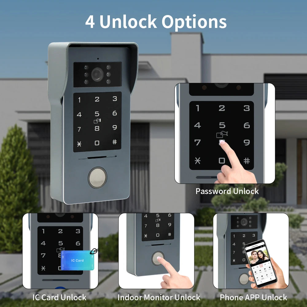 Tuya Wifi 7/10 Inch Video Intercom Kits &ndash; 1080P Doorbell