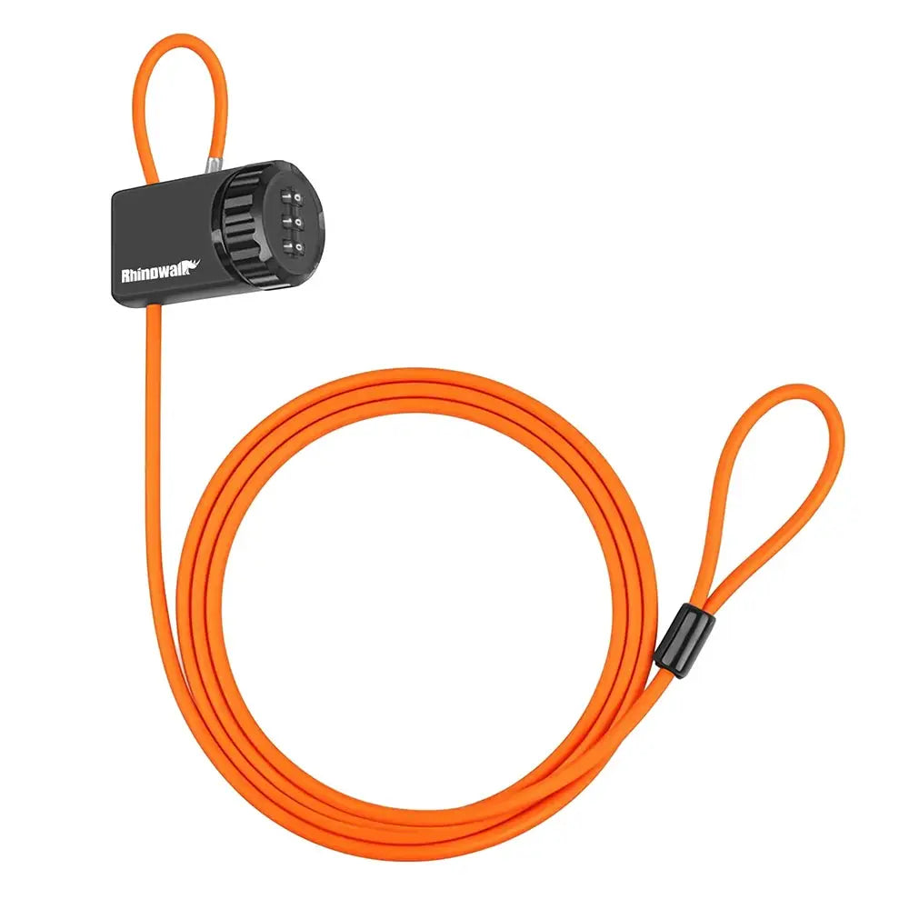 Rhinowalk Anti-theft Cable Lock 3 Digits Code Motorcycle Bike Anti-theft Security Steel Wire Lock Bike Accessory Summer by InterCyprus Trading Ltd