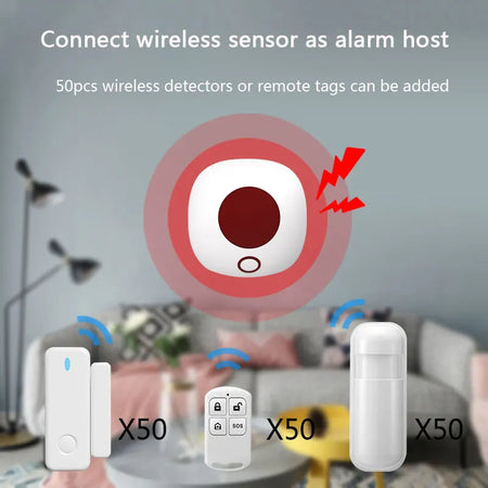 SN10 Indoor 433MHz Wireless Siren &ndash; High Decibel 110dB