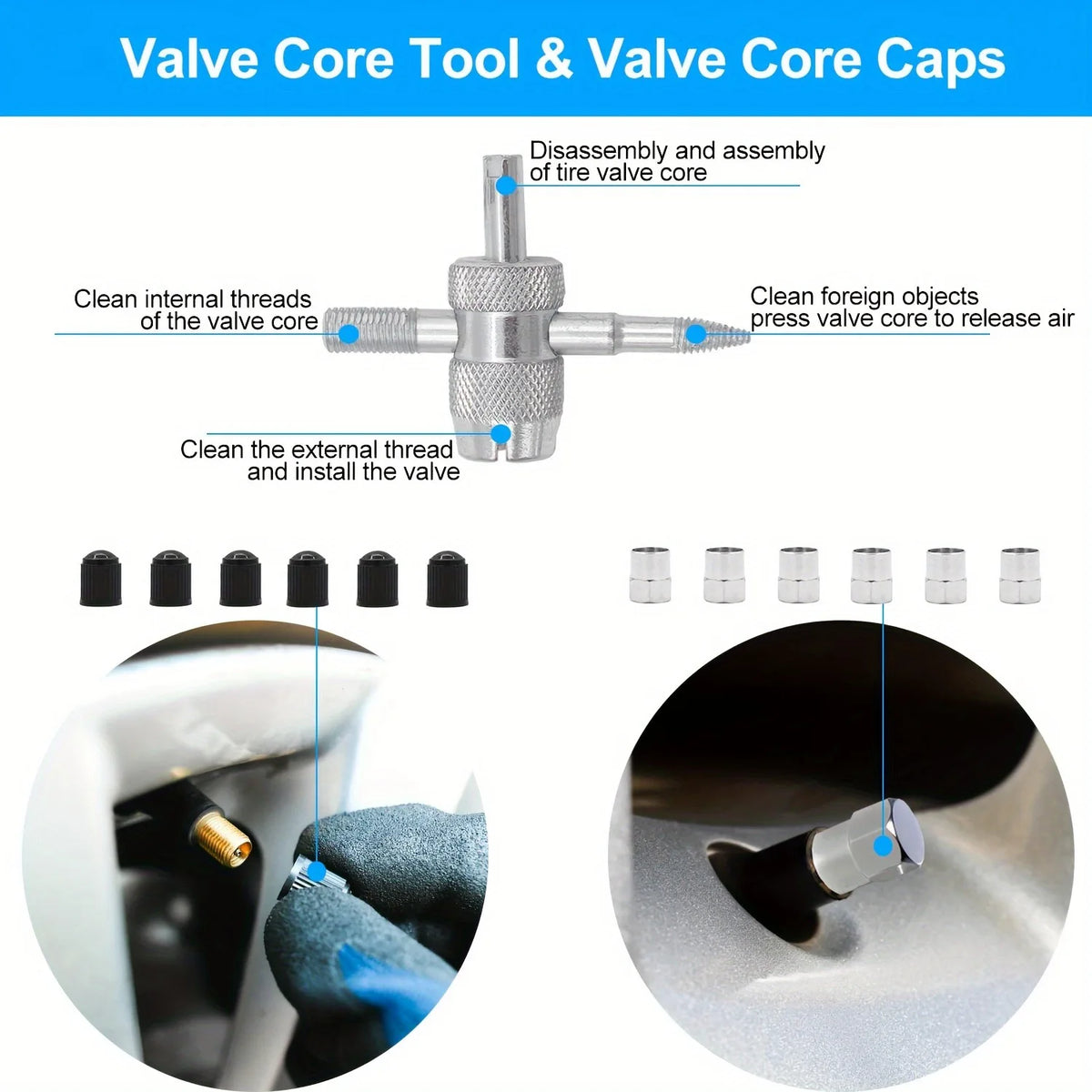 New Car Tire Repair Tool Kit &ndash; Quick Puncture Fix For Cars