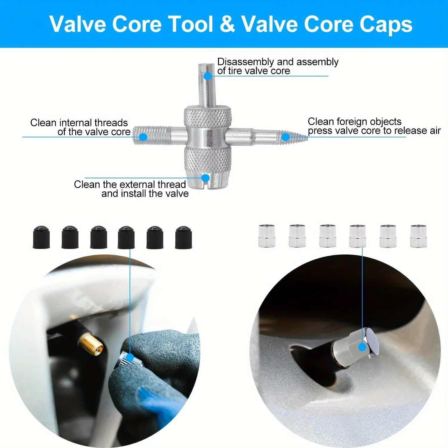 New Car Tire Repair Tool Kit &ndash; Quick Puncture Fix For Cars