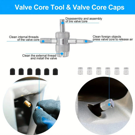 New Car Tire Repair Tool Kit &ndash; Quick Puncture Fix For Cars