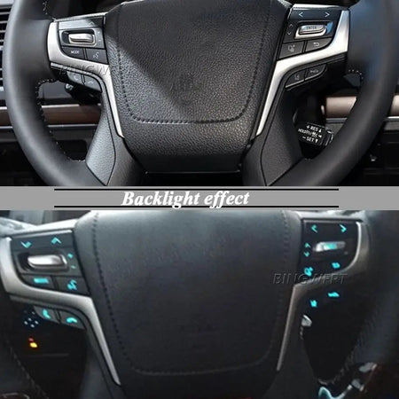 Multifunction Steering Wheel Control Switch Phone Volume Mode Buttons For Toyota Land Cruiser 2012-2017 by InterCyprus Trading Ltd