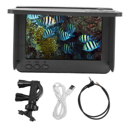 Fish Finder Display Screen with Adjustable Backlight and Sunvisor black