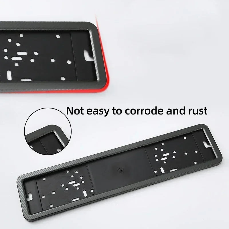 Universal European License Plate Frame &ndash; Front And Rear Use