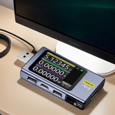 FNIRSI-FNB58 Digital Voltmeter Ammeter &ndash; Fast Type-C Charge Detection