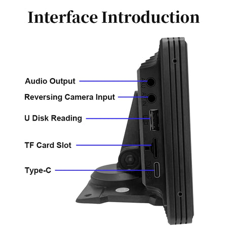 Hippcron 10.26 Inch CarPlay Android Auto Car Radio &ndash; IPS Touch Screen Multimedia Player