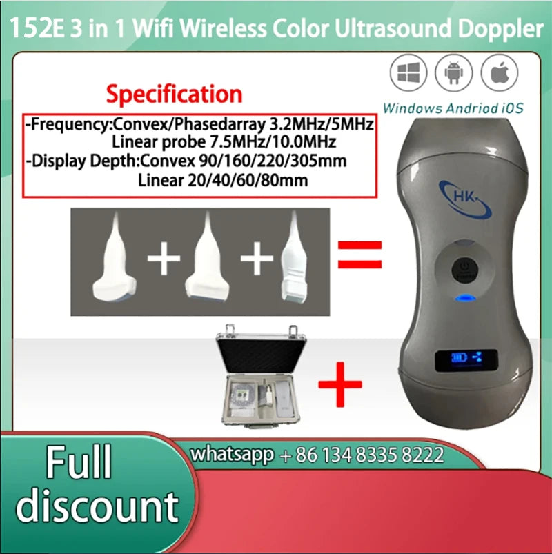 Sonostar Free Suitcase Przenośny Bezprzewodowy Skaner Ultrasonograficzny