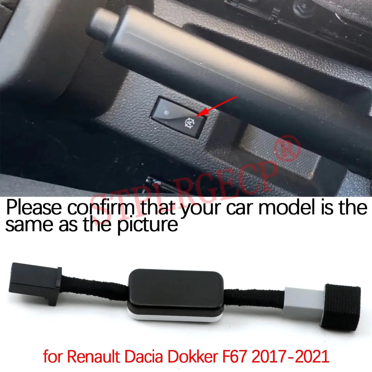 Automatic Stop Start Engine System Off Cable Plug and Play Eliminator for Renault Dacia Dokker Kangoo F67 2017-2021 by InterCyprus Trading Ltd