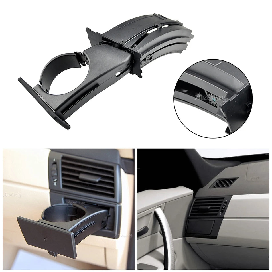 Portavasos del tablero de plástico ABS para BMW X3 E83 2003-2006 delantero izquierdo derecho