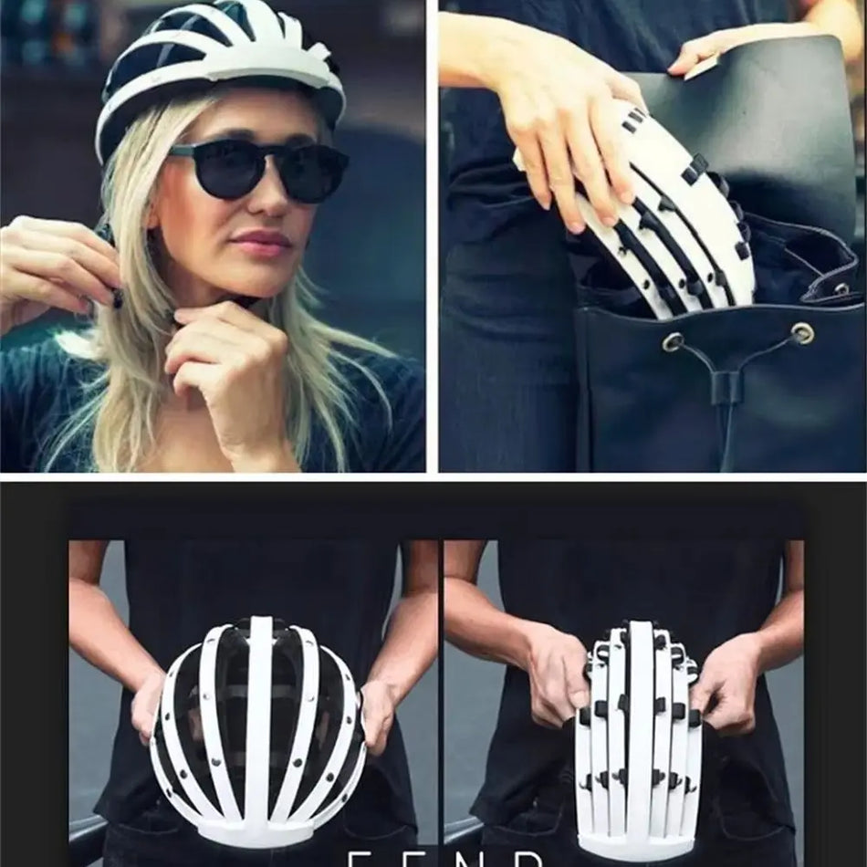 Складной дорожный велосипедный шлем 250г легкий портативный велосипедный шлем с вентиляцией