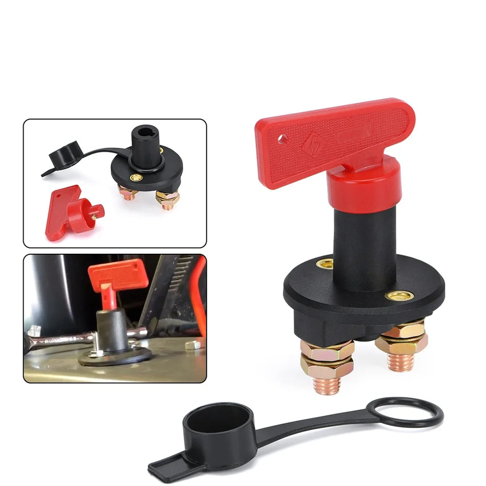 300A 12V Battery Disconnect Switch Master Isolator for Car, Boat, RV, ATV