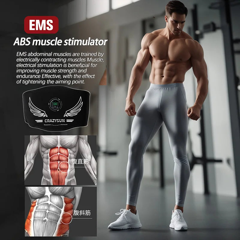Brangdy Smart Muscle Toner EMS Abdominal &amp; Arm Stimulator Belt