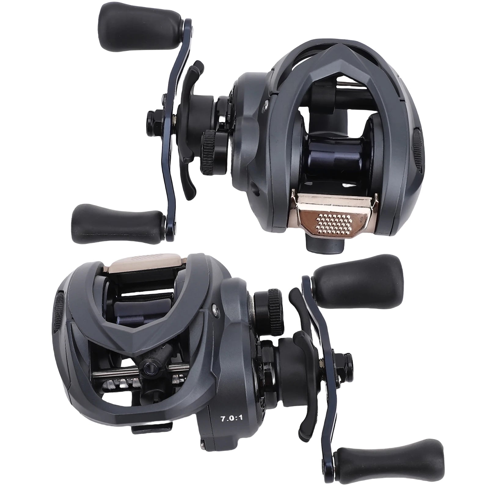 Dual Braking Baitcasting Reels | High-Performance Fishing Reel 7.0:1 Gear Ratio