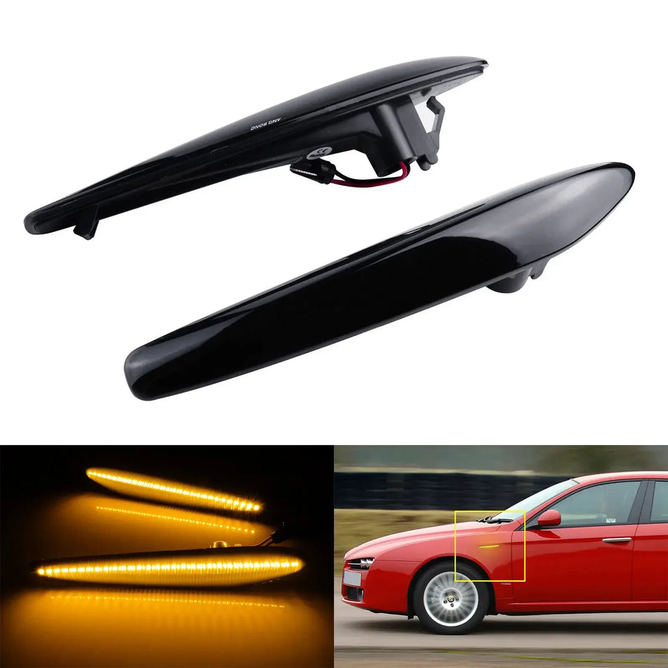2 Luzes Indicadoras Laterais LED Âmbar para Alfa Romeo 159 Spider Brera