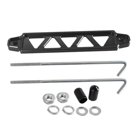 Universal Aluminum Auto Battery Tie Down Mount Holder Bracket Brace Bar For Honda Civic EK EG Group 21 22R 26R 27H 140R by InterCyprus Trading Ltd