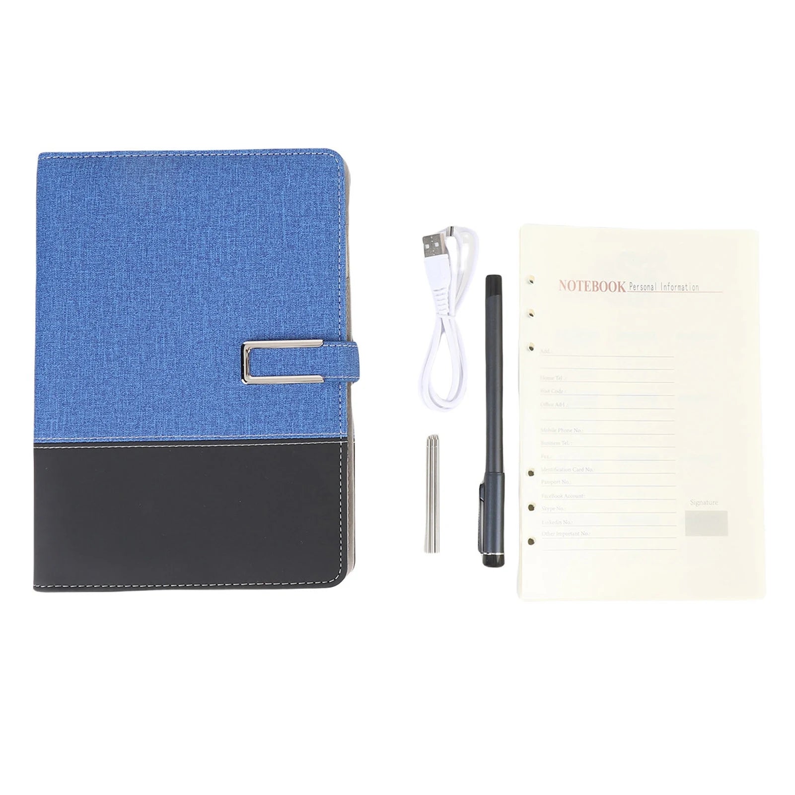 Smart Pen Writing Set with Real Time Digitization, Sync &amp; Share - Ideal for Notes &amp; Drawing Blue