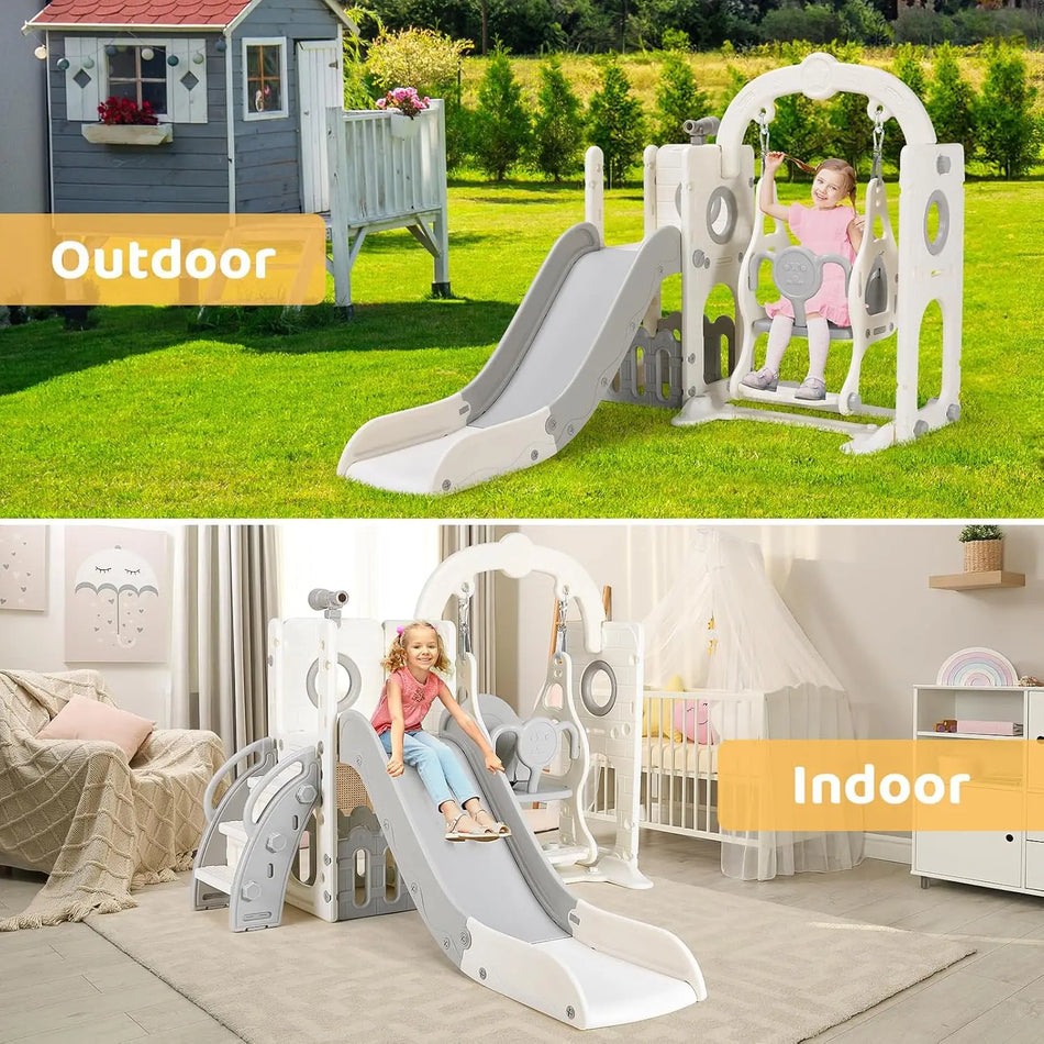 Игровой набор для скалолазания на заднем дворе Game Time Sports Slide