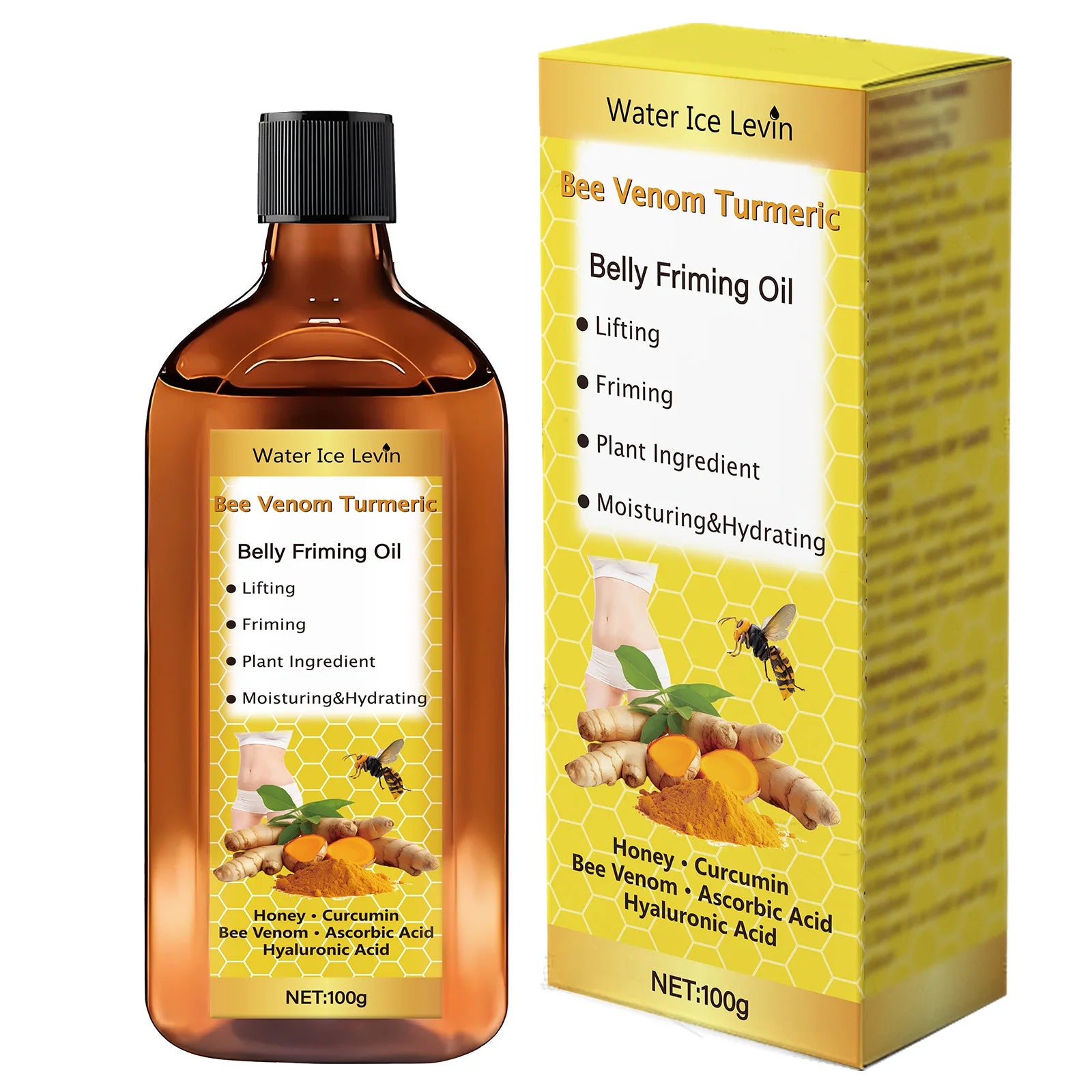 Water Ice Levin Ginger Essential Oil &ndash; Moisturizing Non-Greasy Formula A